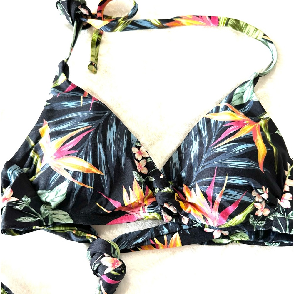 Kona sol tropical swim top- small